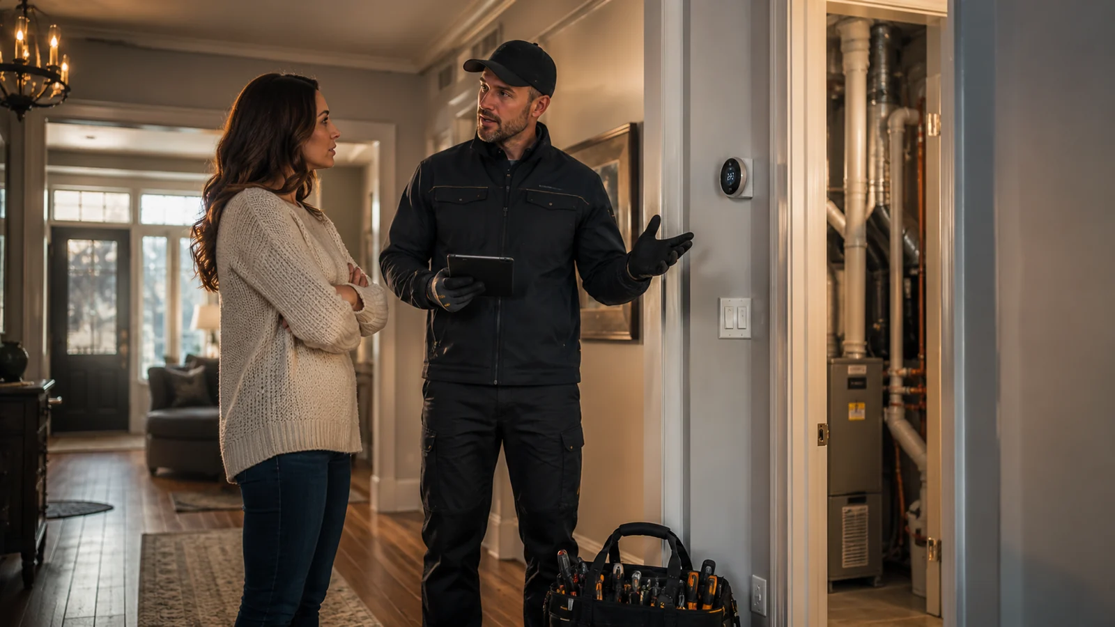 A homeowner talking through what changed in the home