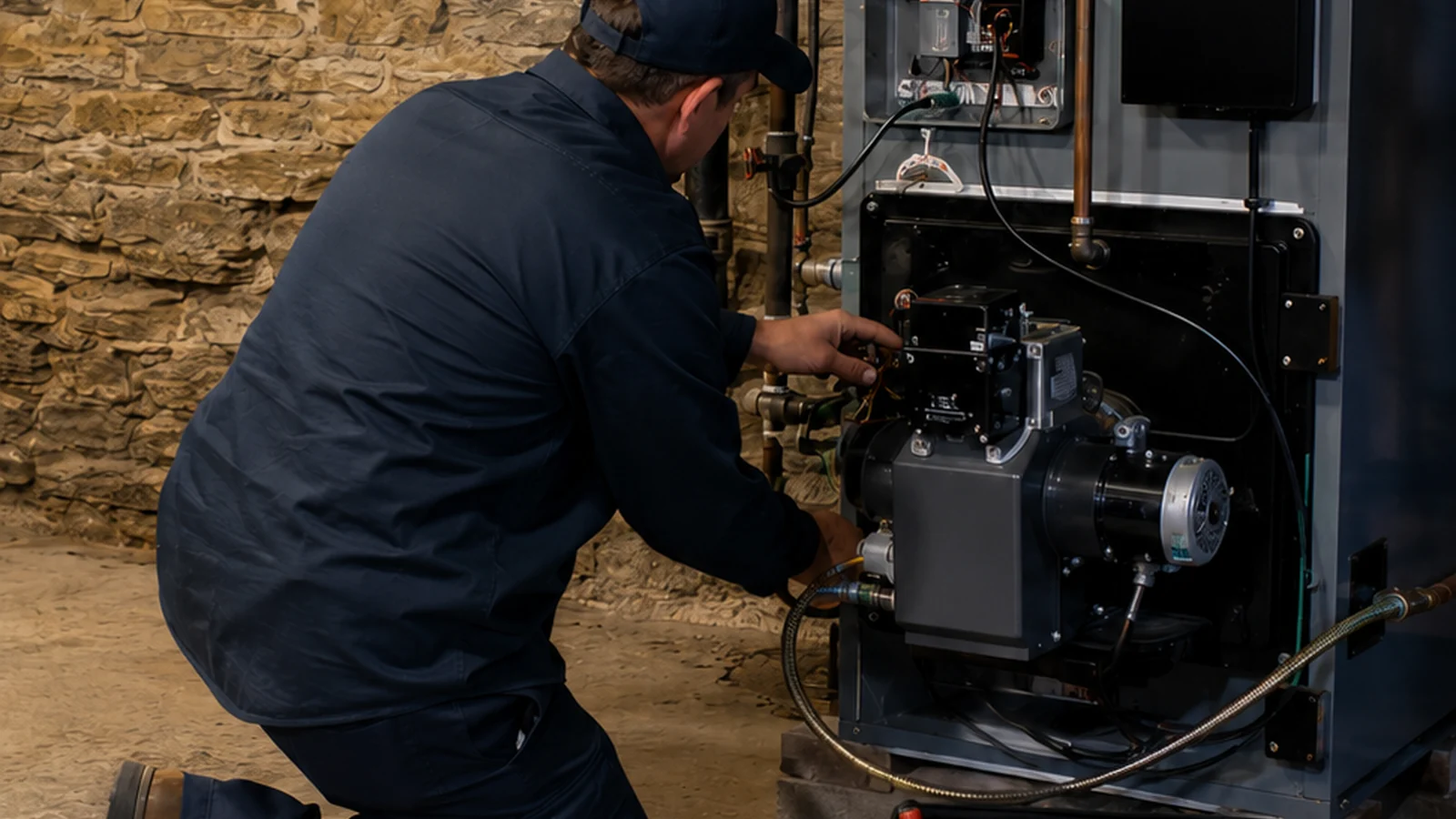Spring Shutdown Maintenance Oil Heat in an Upstate New York home