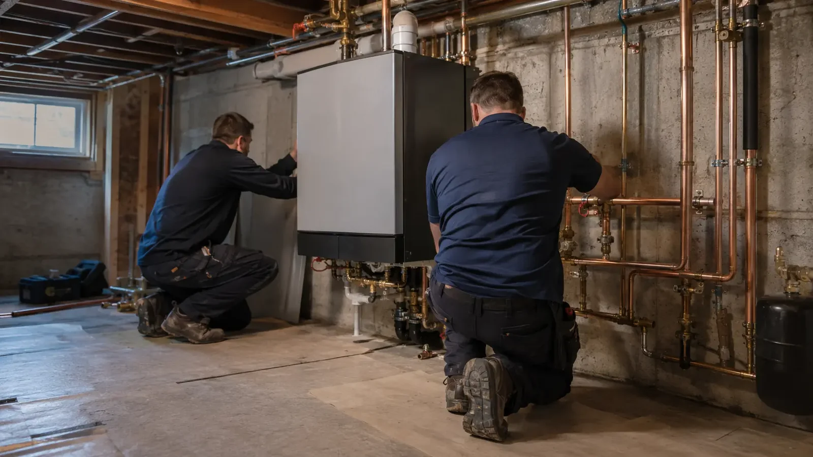 Boiler Installation in an Upstate New York home